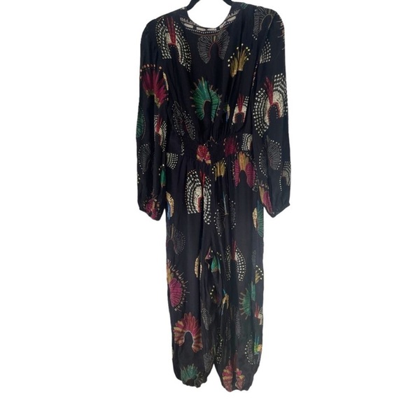 Farm Rio Wonderful Headdress Longsleeve Jumpsuit NEW - Picture 4 of 5